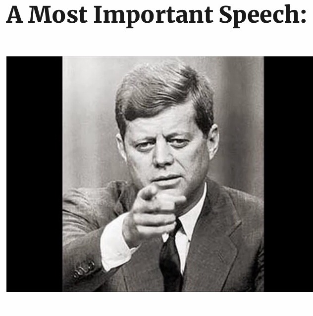 JFK’s Speech To The Press: