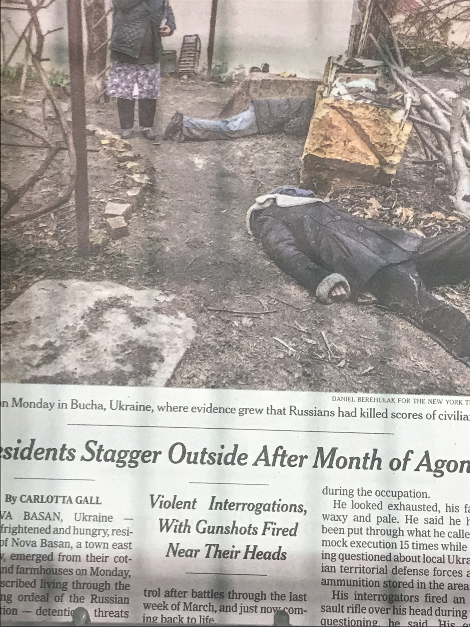 Crisis Actors Pose as Dead Bodies for the New York Times