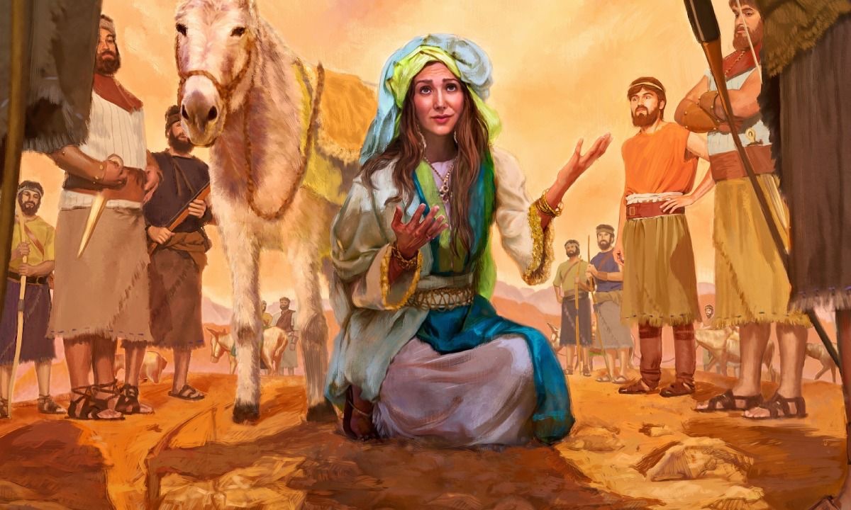 Abigail Riding Her Donkey