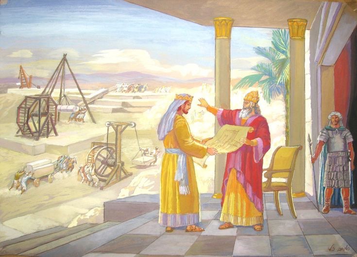 King Solomon completes First Temple on Mount Moriah